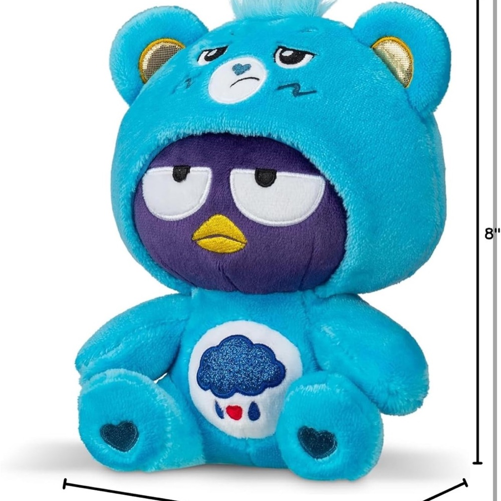 Blue Plush CareBear Size 8”Toy - Picture 2 of 4